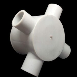 4 Way PVC Junction Box, Round