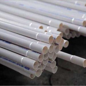 Round White Pvc Electrical Conduit Pipes For Protect And Manage Electric Wiring